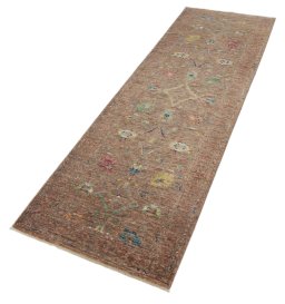 Close-up detail of New Farahan rug from Pakistan showing Wool weave