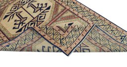 Central medallion detail of New Kazak rug from Pakistan