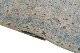Close-up detail of New Farahan rug from Pakistan showing Wool weave