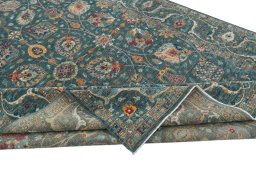 Central medallion detail of New Haj-jalili rug from Pakistan