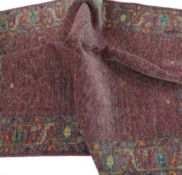 Full view of New Farahan rug from Pakistan, 194 × 152 cm in Red tones