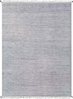 Full view of New Morocco rug from Pakistan, 349 × 249 cm in Gray tones