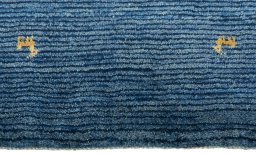 Central medallion detail of New Persian Gabbeh rug from Pakistan