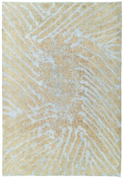 Full view of 1950s Vintage rug from Pakistan, 347 × 240 cm in Blue tones