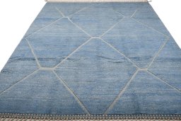 Surface texture of New Morocco rug with natural Wool and intricate pattern