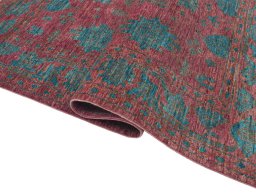 Close-up detail of New Farahan rug from Pakistan showing Wool weave