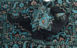 Full view of New Farahan rug from Pakistan, 308 × 244 cm in Gray tones