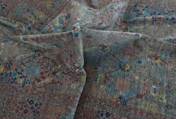 Full view of New Haj-jalili rug from Pakistan, 300 × 198 cm in Red tones