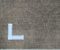 Corner detail of New Farahan rug showing border pattern and Wool pile