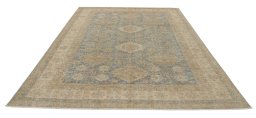 Surface texture of New Kazak rug with natural Wool and intricate pattern