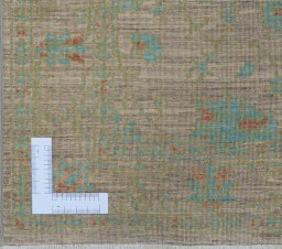 Corner detail of New Farahan rug showing border pattern and Wool pile