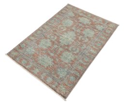 Close-up detail of New Farahan rug from Pakistan showing Wool weave