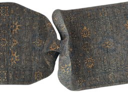 Full view of New Farahan rug from Pakistan, 189 × 70 cm in Brown tones