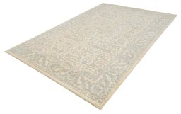 Close-up detail of New Farahan rug from Pakistan showing Wool weave