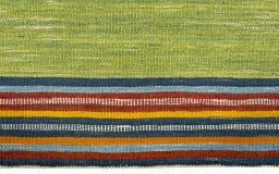 Central medallion detail of New Kilim Sofre rug from Turkey