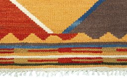 Central medallion detail of New Modern Design rug from Turkey
