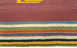 Central medallion detail of New Kilim Dastan rug from Turkey