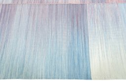 Close-up detail of New Kilim Kiasar rug from Turkey showing Wool weave
