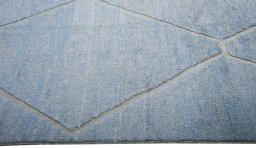 Close-up detail of New Morocco rug from Pakistan showing Wool weave