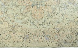 Close-up detail of 1950s Vintage rug from Pakistan showing Wool weave