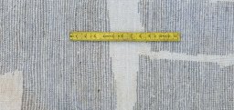 Full view of New Morocco rug from Pakistan, 312 × 212 cm in Gray tones