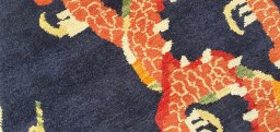 Central medallion detail of New Morocco rug from Pakistan