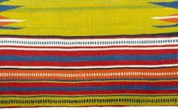 Central medallion detail of New Kilim Sofre rug from Turkey