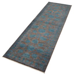 Close-up detail of New Farahan rug from Pakistan showing Wool weave