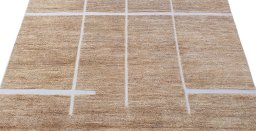 Surface texture of New Morocco rug with natural Wool and intricate pattern