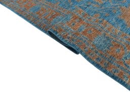 Close-up detail of New Farahan rug from Pakistan showing Wool weave
