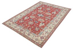 Close-up detail of New Farahan rug from Pakistan showing Wool weave