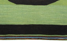 Central medallion detail of New Kilim Sofre rug from Turkey