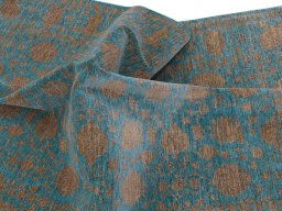 Full view of New Farahan rug from Pakistan, 240 × 169 cm in Blue tones