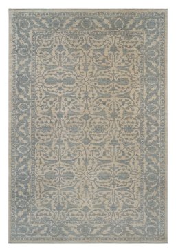 Full view of New Farahan rug from Pakistan, 303 × 199 cm in Beige tones