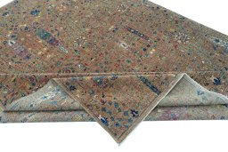 Central medallion detail of New Haj-jalili rug from Pakistan