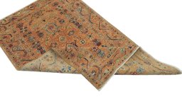 Central medallion detail of New Kazak rug from Pakistan