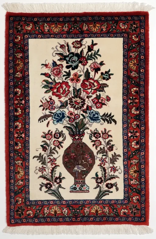Bijar With Silk