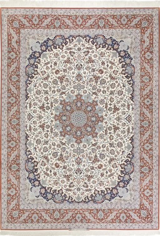 Isfahan Seyrafian Old Silk Signed