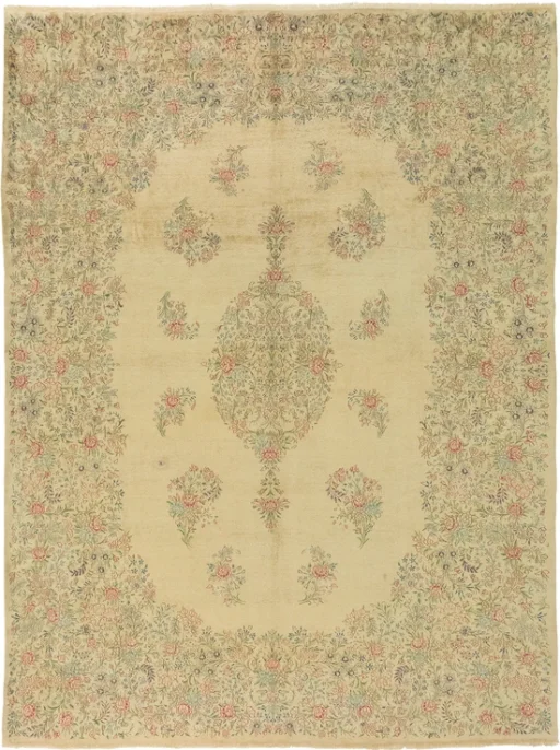 Kerman Semi Antique Signed