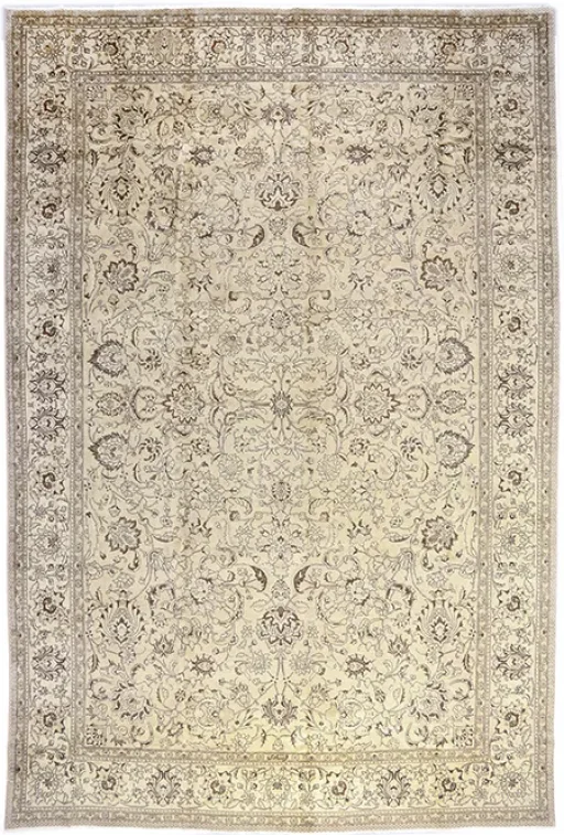 Tabriz Semi Antique Signed