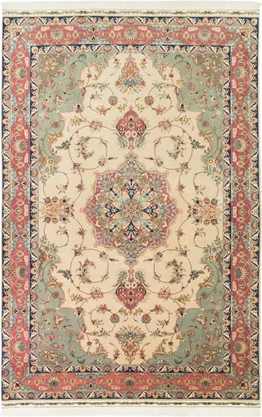 Tabriz Old With Silk