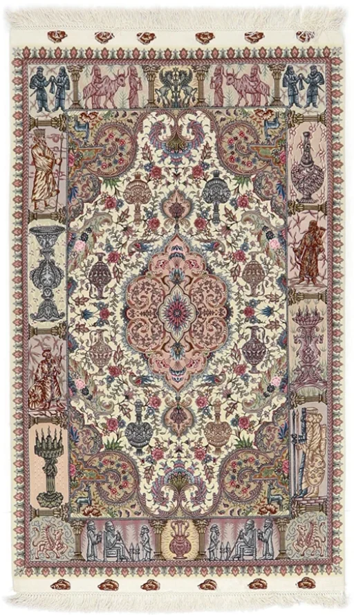 Tabriz With Silk