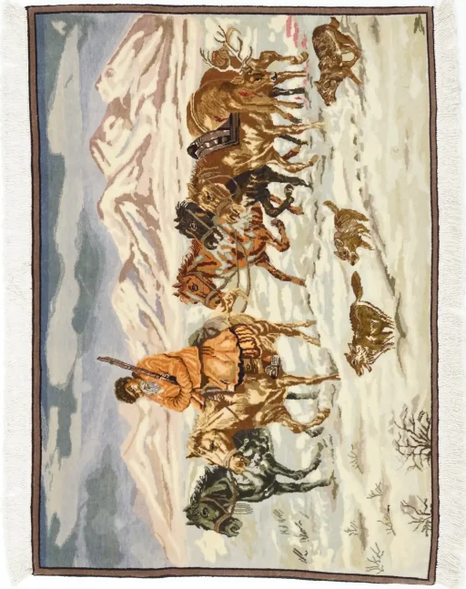 Tabriz With Silk