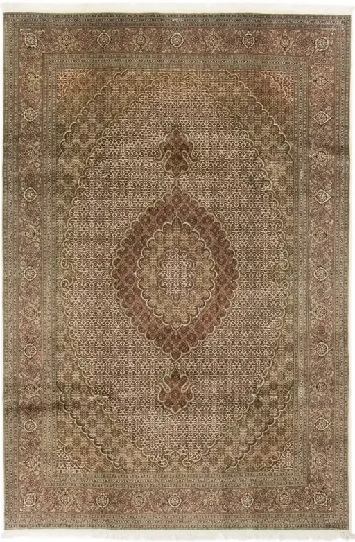 Tabriz With Silk Signed