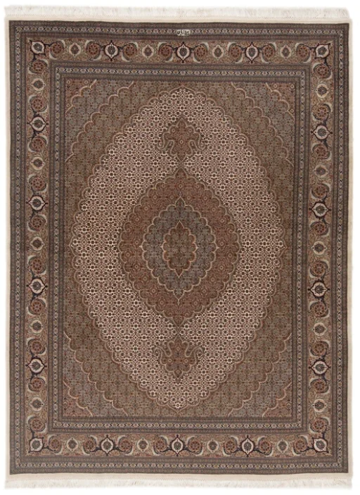 Tabriz With Silk Signed