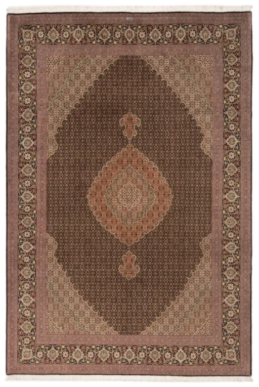 Tabriz With Silk Signed